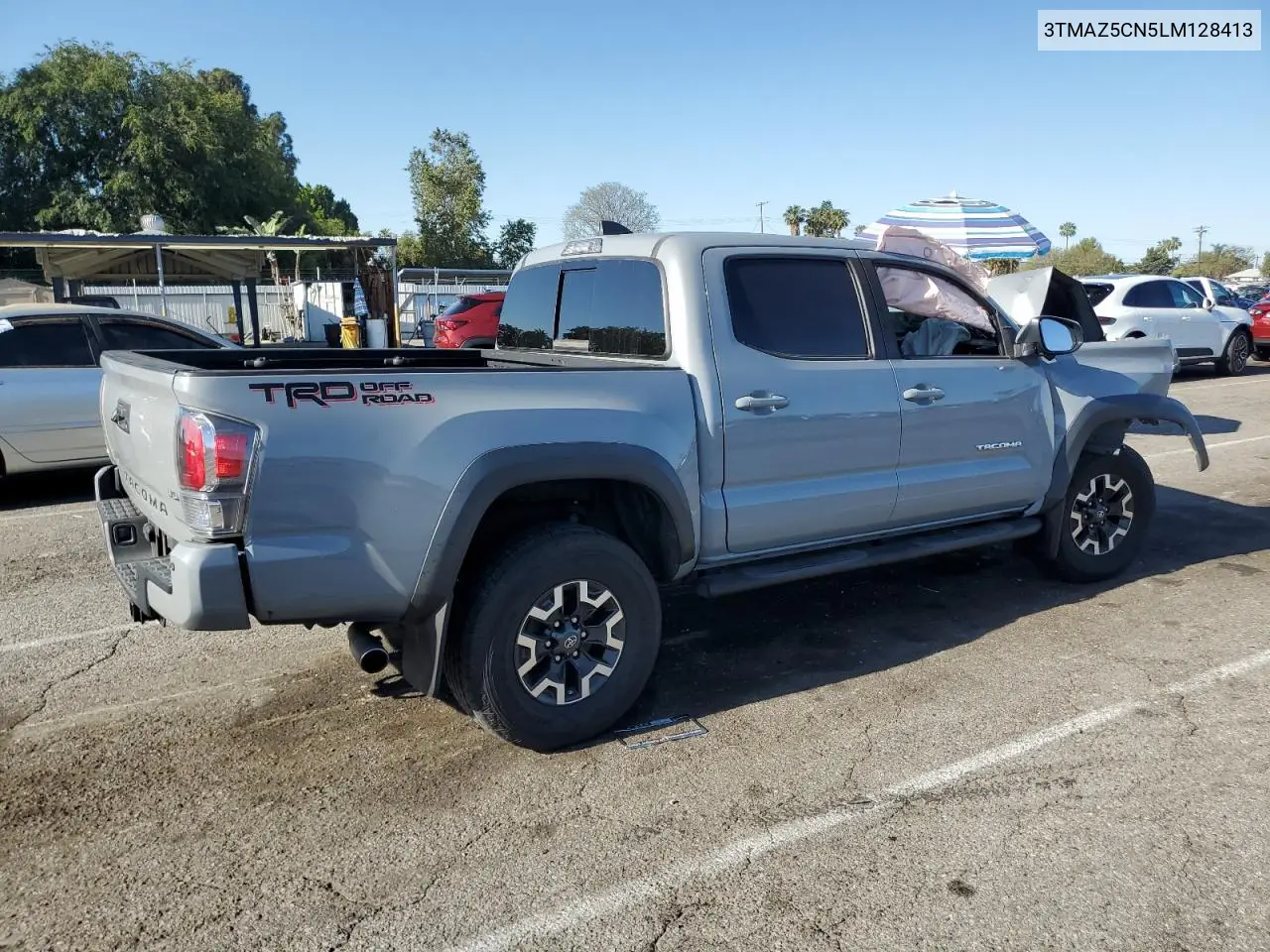 2020 Toyota Tacoma Double Cab VIN: 3TMAZ5CN5LM128413 Lot: 57114835