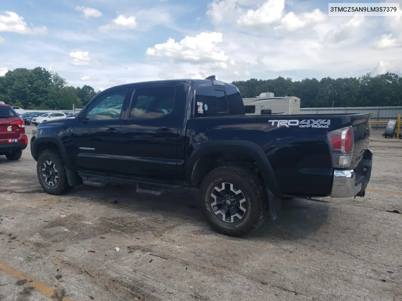 2020 Toyota Tacoma Double Cab VIN: 3TMCZ5AN9LM357379 Lot: 61630895