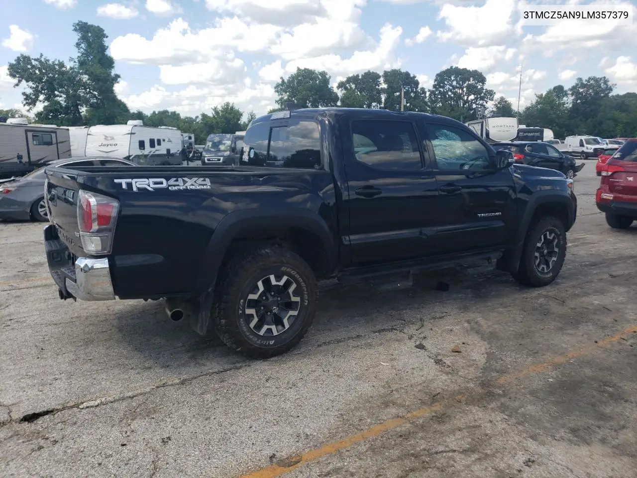 2020 Toyota Tacoma Double Cab VIN: 3TMCZ5AN9LM357379 Lot: 61630895