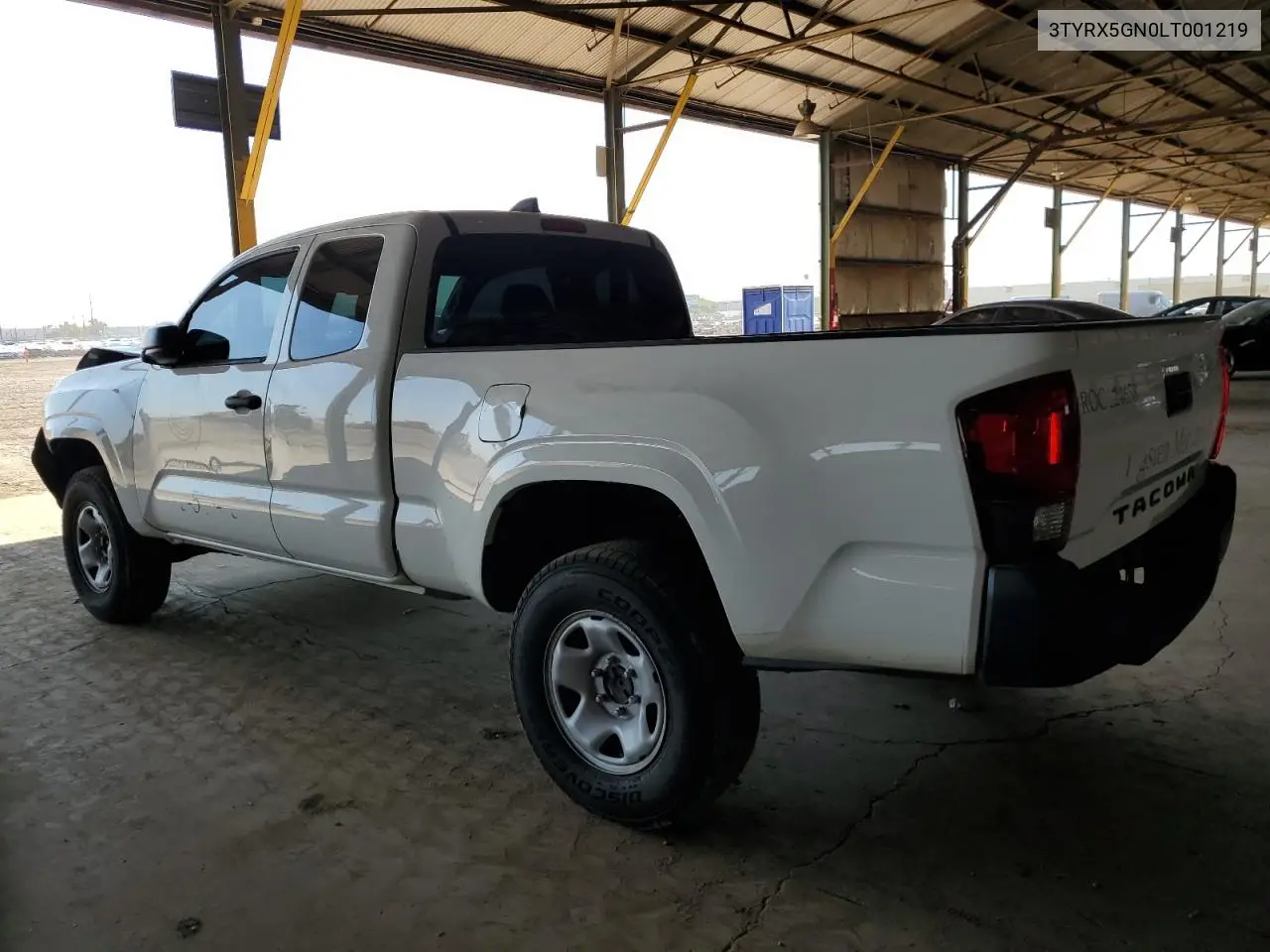 2020 Toyota Tacoma Access Cab VIN: 3TYRX5GN0LT001219 Lot: 62886835