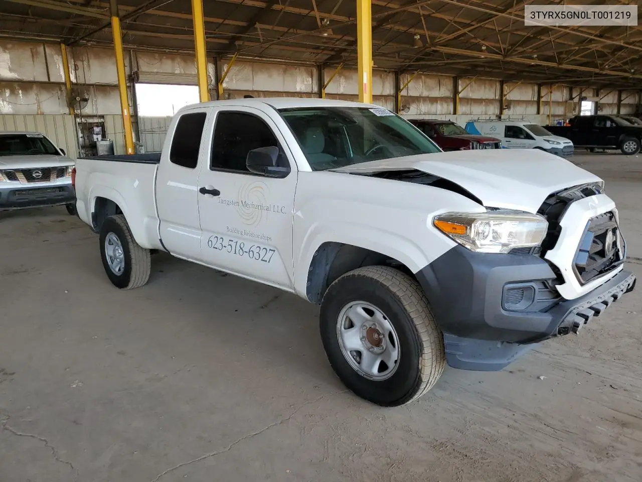 2020 Toyota Tacoma Access Cab VIN: 3TYRX5GN0LT001219 Lot: 62886835