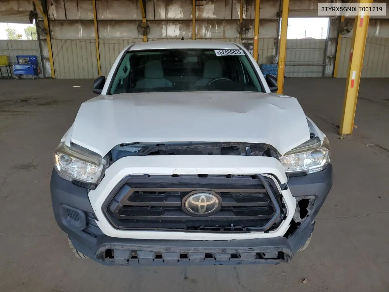 2020 Toyota Tacoma Access Cab VIN: 3TYRX5GN0LT001219 Lot: 62886835