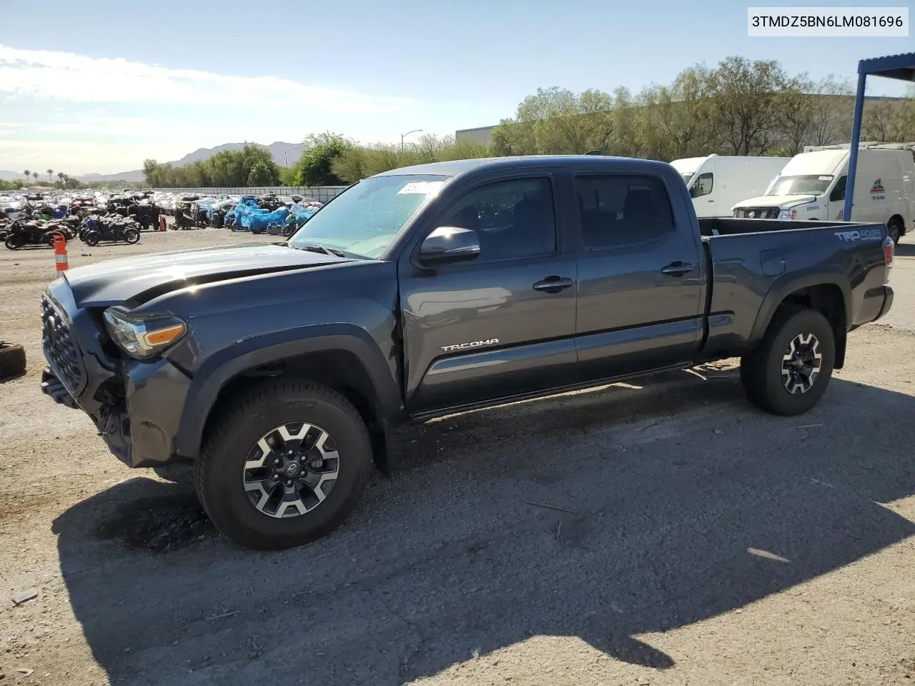 2020 Toyota Tacoma Double Cab VIN: 3TMDZ5BN6LM081696 Lot: 62966045