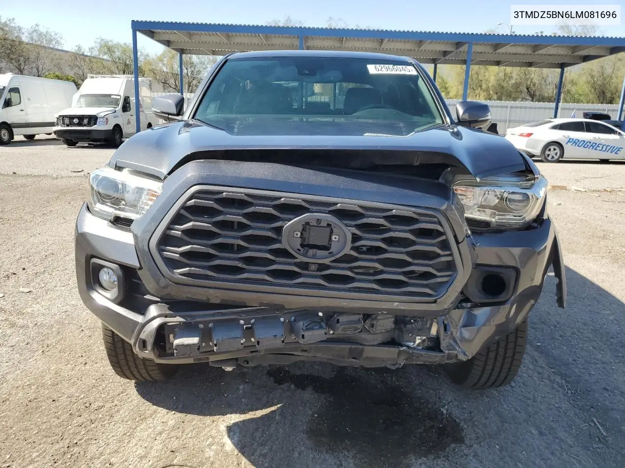 2020 Toyota Tacoma Double Cab VIN: 3TMDZ5BN6LM081696 Lot: 62966045