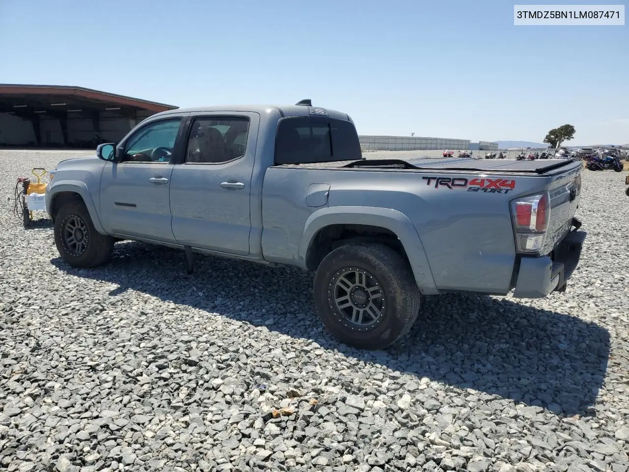 2020 Toyota Tacoma Double Cab VIN: 3TMDZ5BN1LM087471 Lot: 63074925