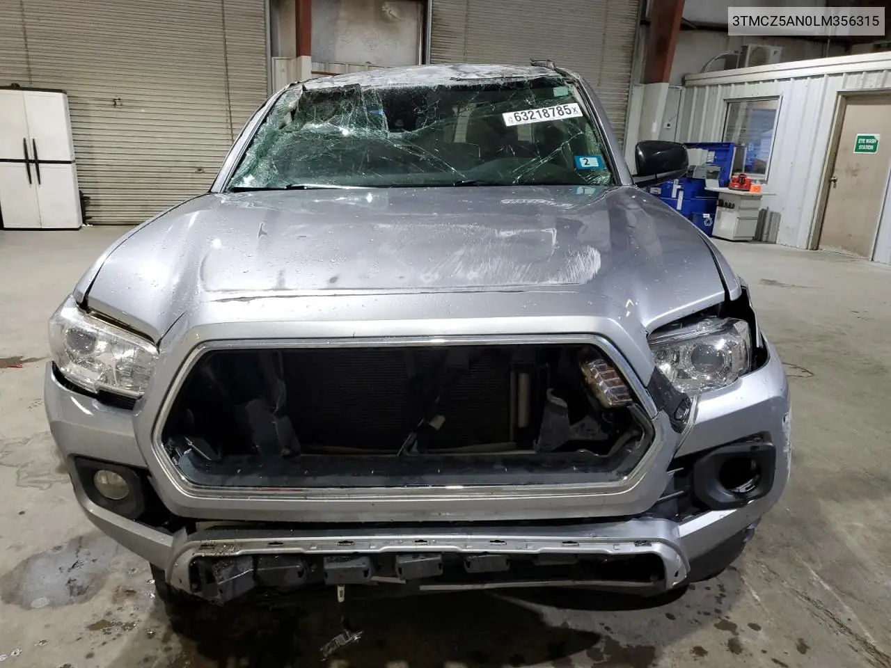 2020 Toyota Tacoma Double Cab VIN: 3TMCZ5AN0LM356315 Lot: 63218785