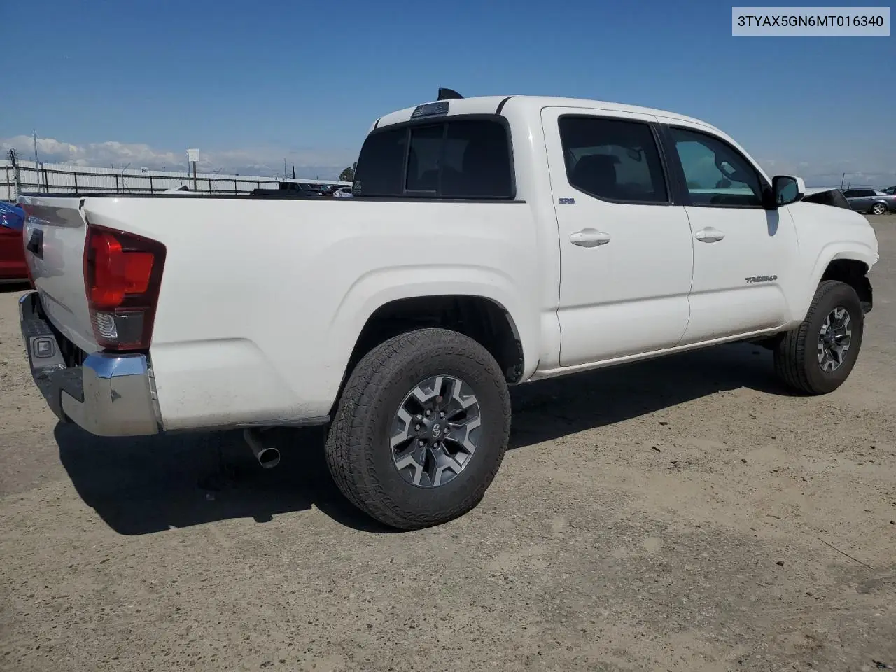 2021 Toyota Tacoma Double Cab VIN: 3TYAX5GN6MT016340 Lot: 51581965