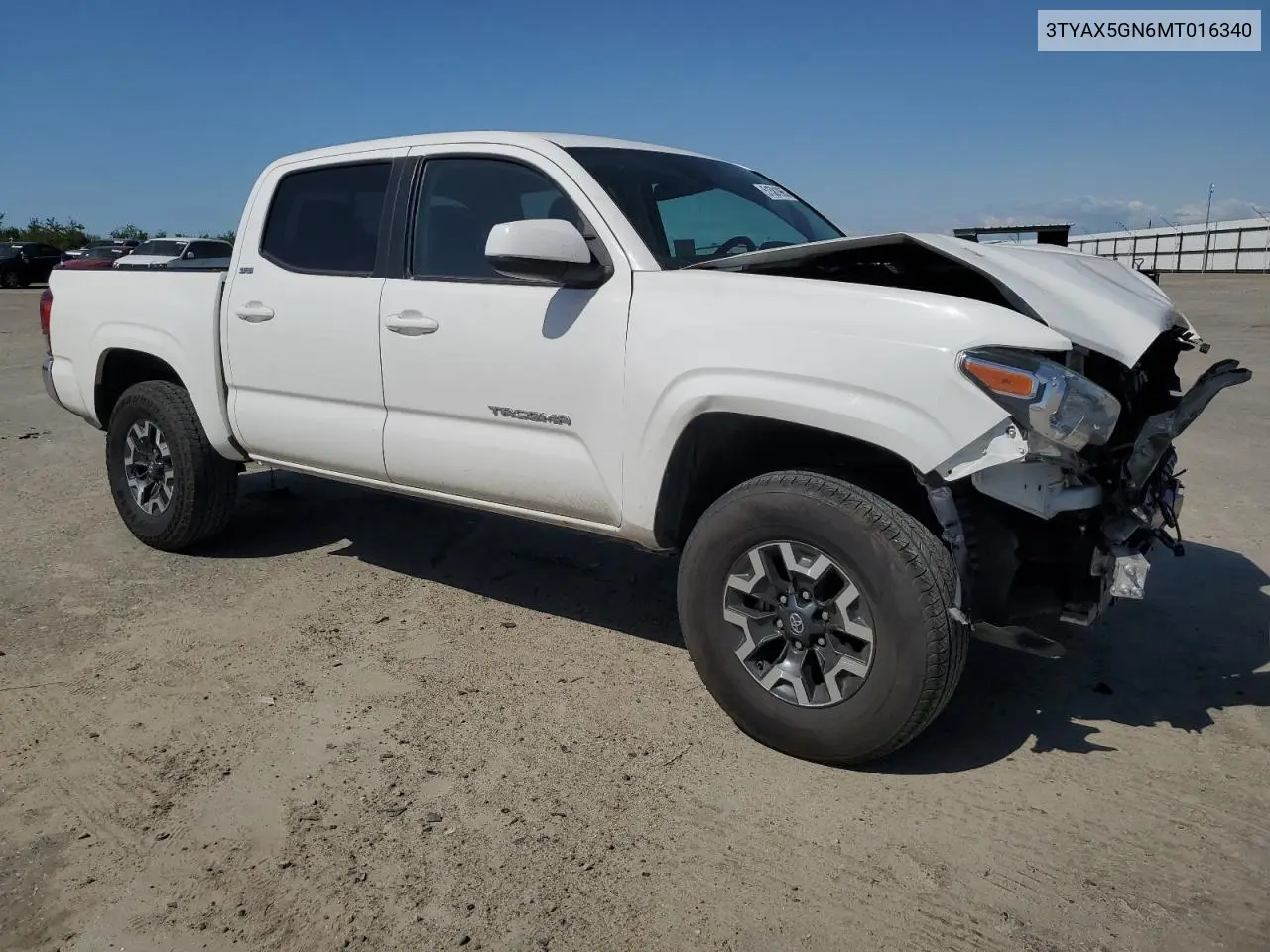 2021 Toyota Tacoma Double Cab VIN: 3TYAX5GN6MT016340 Lot: 51581965