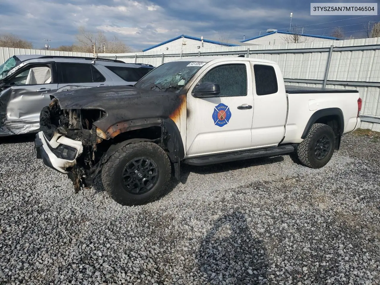 2021 Toyota Tacoma Access Cab VIN: 3TYSZ5AN7MT046504 Lot: 54510895