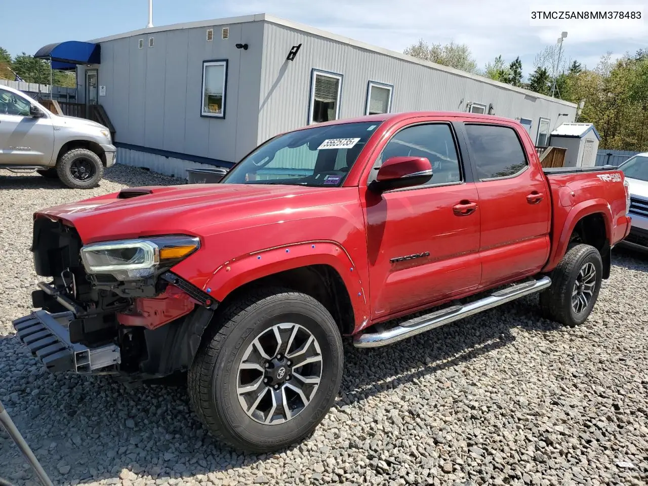 2021 Toyota Tacoma Double Cab VIN: 3TMCZ5AN8MM378483 Lot: 55625735