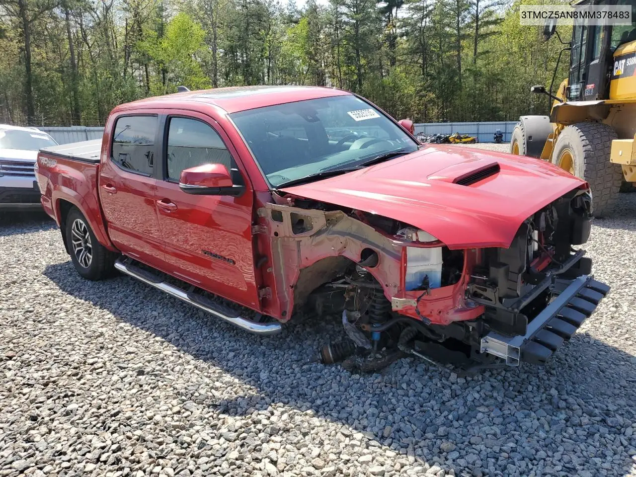 2021 Toyota Tacoma Double Cab VIN: 3TMCZ5AN8MM378483 Lot: 55625735