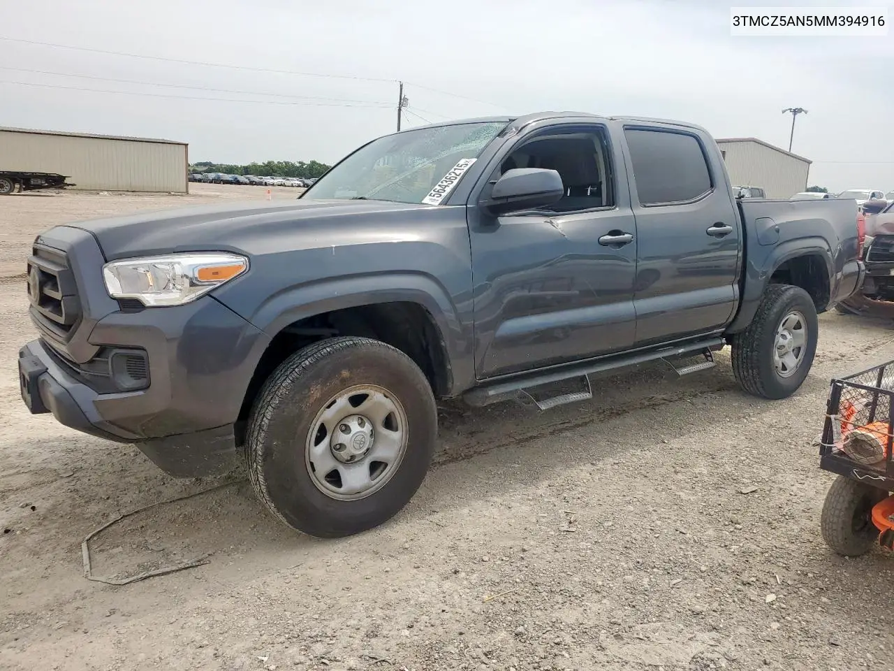 2021 Toyota Tacoma Double Cab VIN: 3TMCZ5AN5MM394916 Lot: 56436215