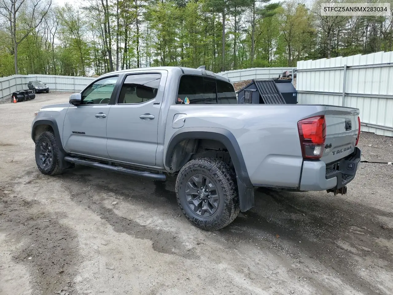 2021 Toyota Tacoma Double Cab VIN: 5TFCZ5AN5MX283034 Lot: 56645455