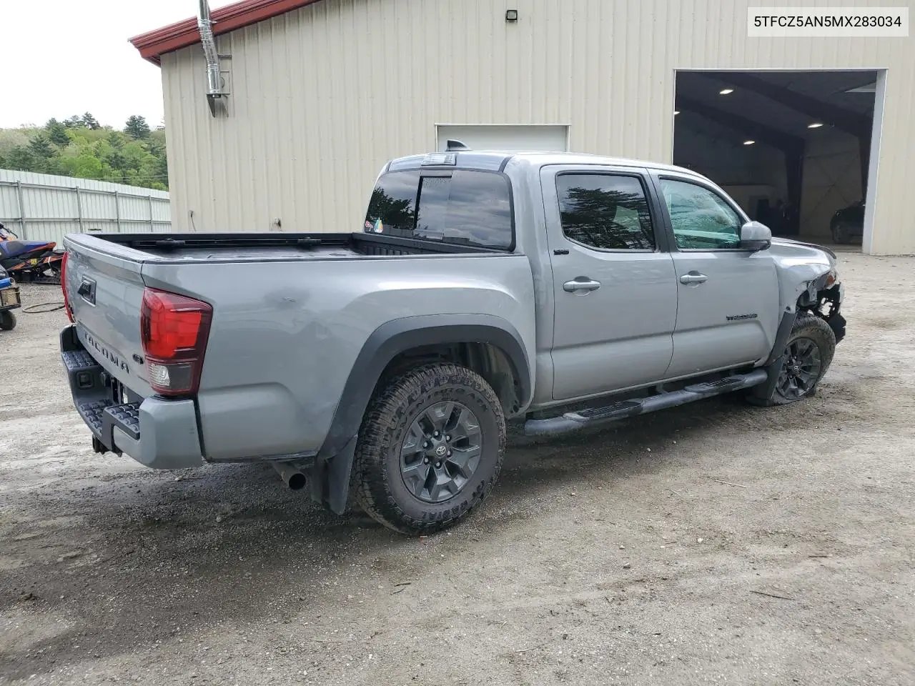 2021 Toyota Tacoma Double Cab VIN: 5TFCZ5AN5MX283034 Lot: 56645455