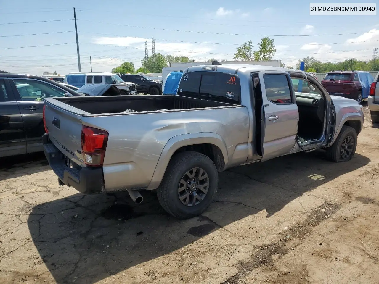 2021 Toyota Tacoma Double Cab VIN: 3TMDZ5BN9MM100940 Lot: 56705185