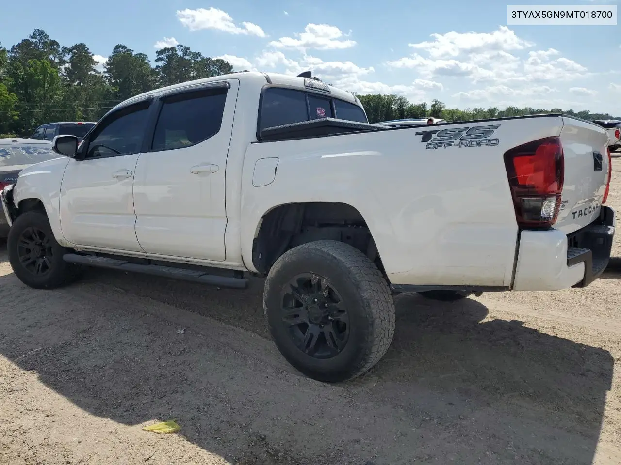 2021 Toyota Tacoma Double Cab VIN: 3TYAX5GN9MT018700 Lot: 56731235