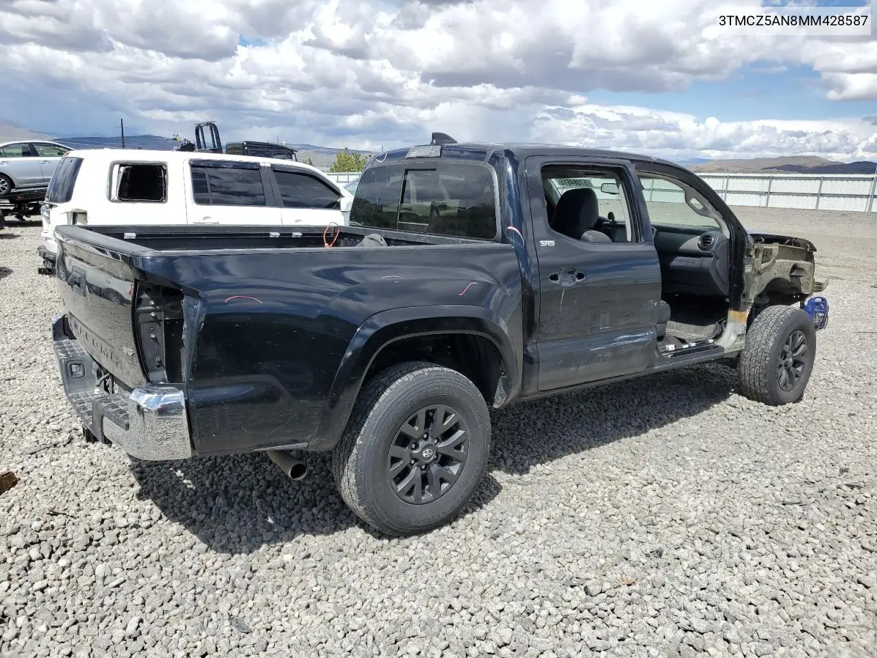 2021 Toyota Tacoma Double Cab VIN: 3TMCZ5AN8MM428587 Lot: 57084615