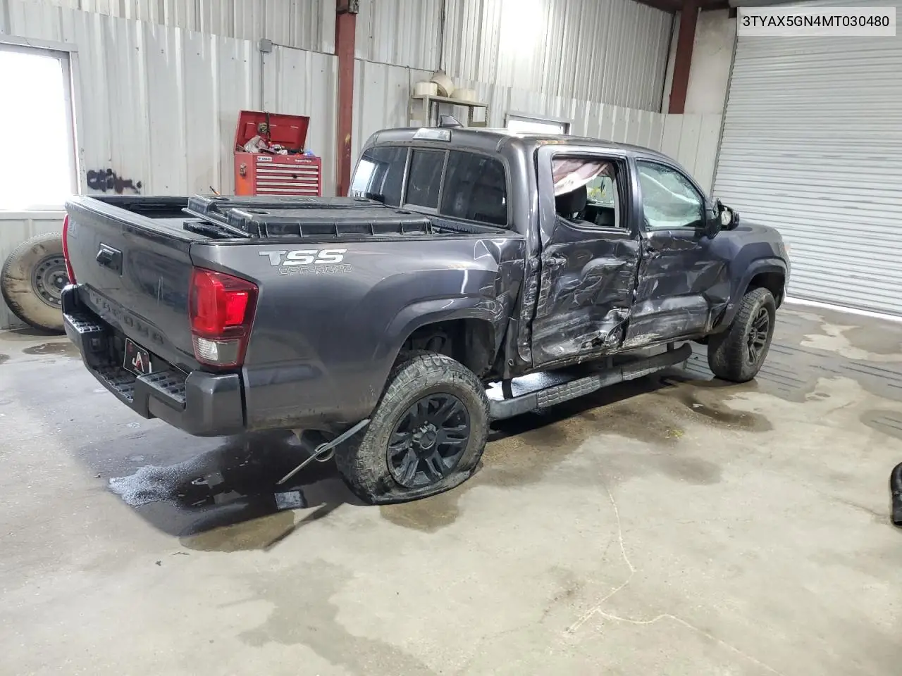 2021 Toyota Tacoma Double Cab VIN: 3TYAX5GN4MT030480 Lot: 58180125