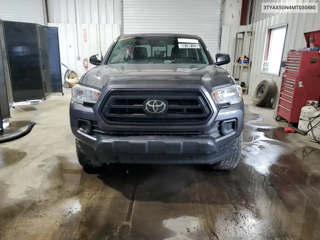 2021 Toyota Tacoma Double Cab VIN: 3TYAX5GN4MT030480 Lot: 58180125