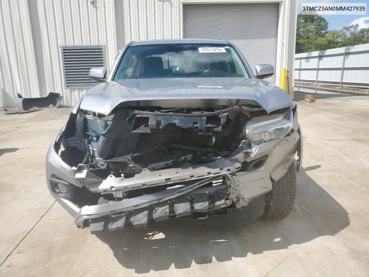 2021 Toyota Tacoma Double Cab VIN: 3TMCZ5AN0MM427935 Lot: 59975455