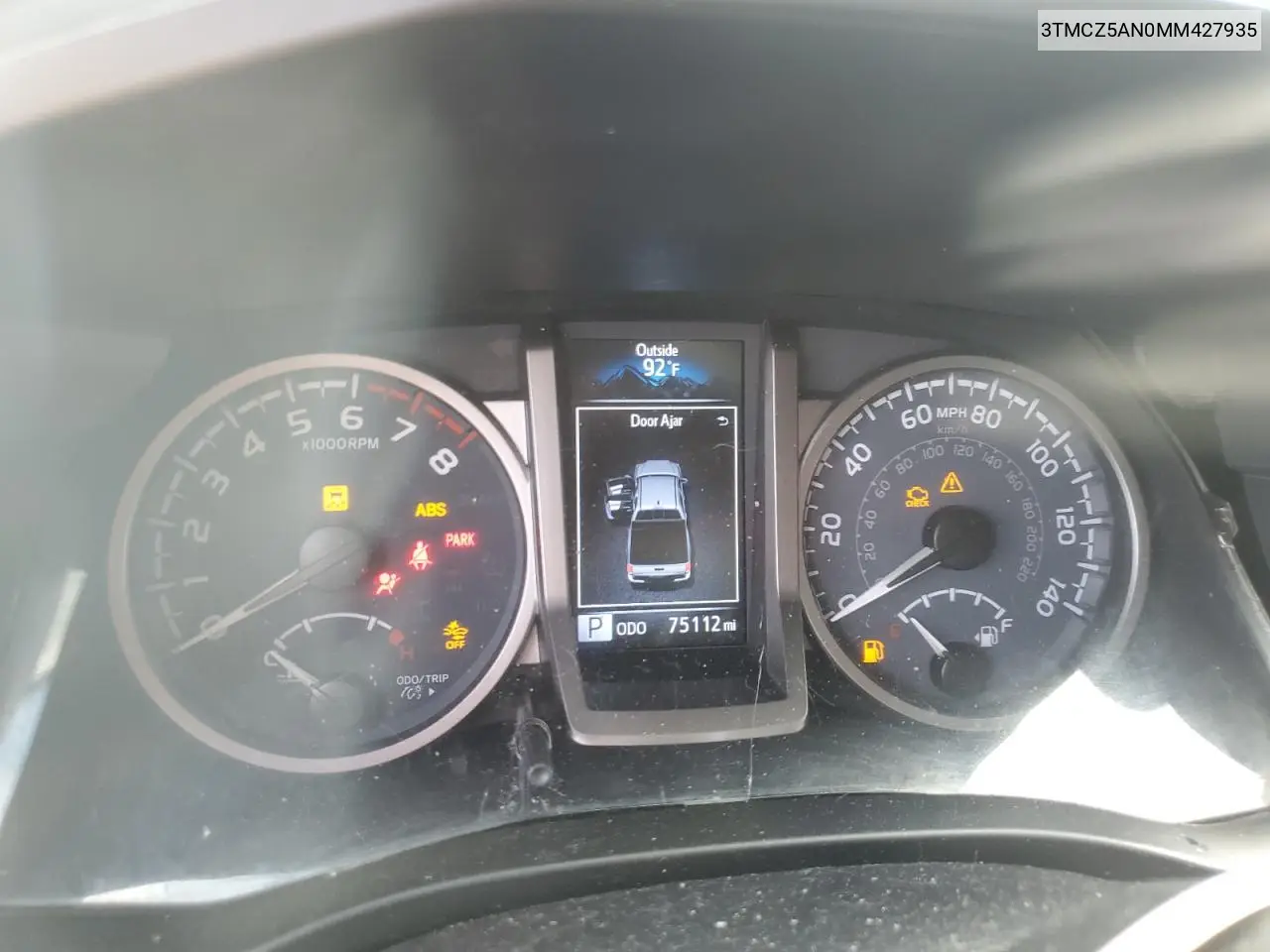 2021 Toyota Tacoma Double Cab VIN: 3TMCZ5AN0MM427935 Lot: 59975455