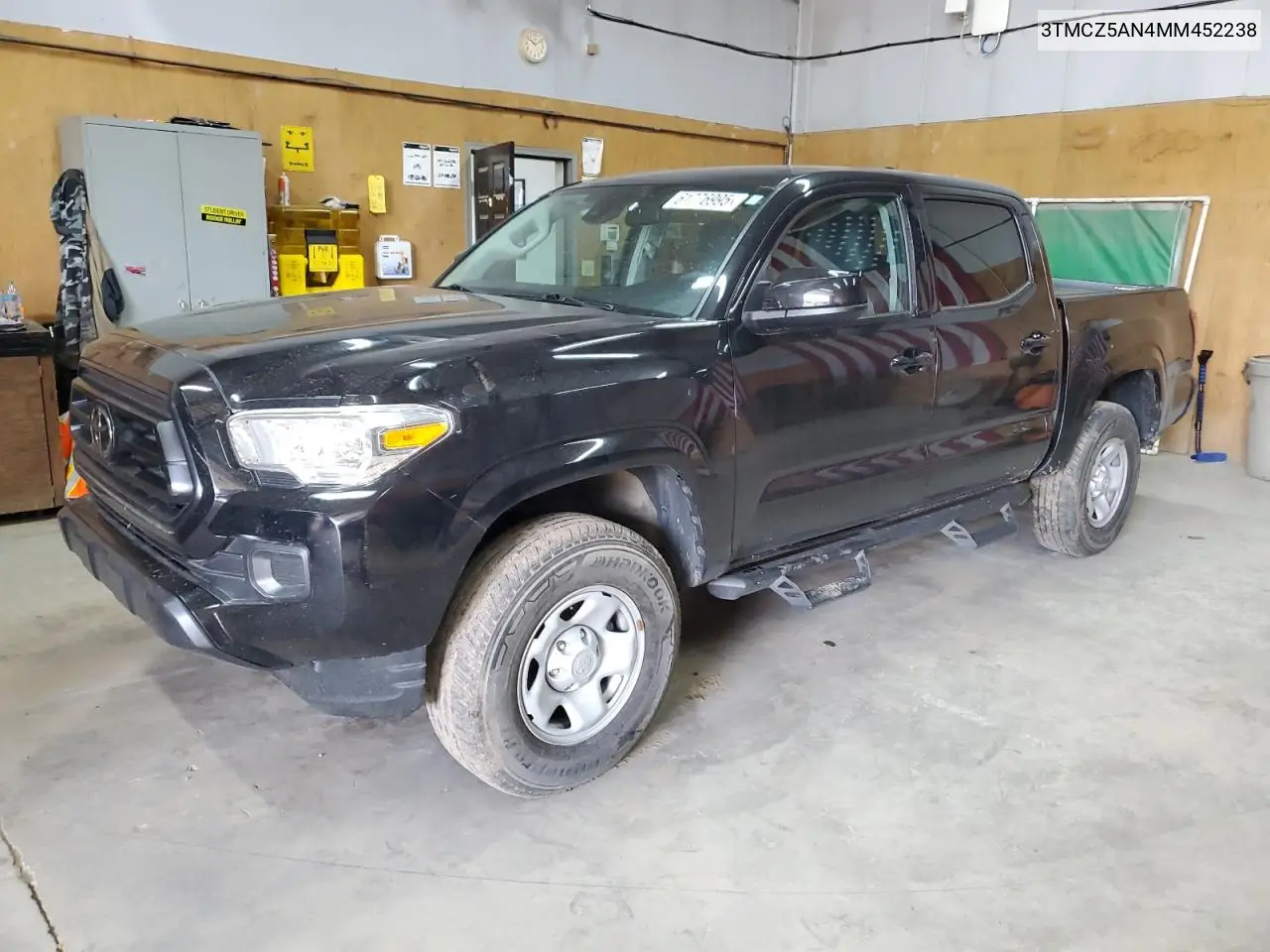 2021 Toyota Tacoma Double Cab VIN: 3TMCZ5AN4MM452238 Lot: 61776995