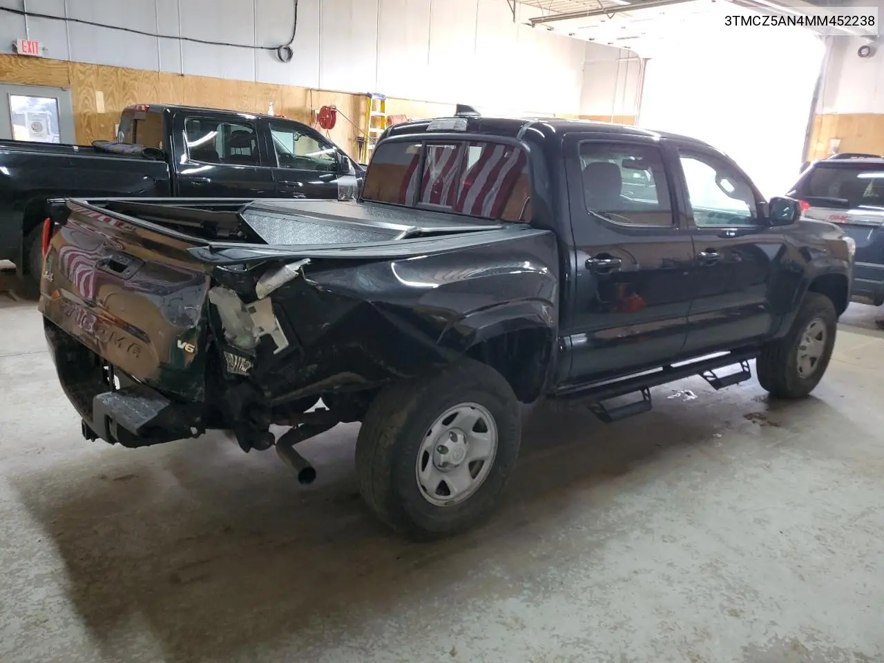 2021 Toyota Tacoma Double Cab VIN: 3TMCZ5AN4MM452238 Lot: 61776995