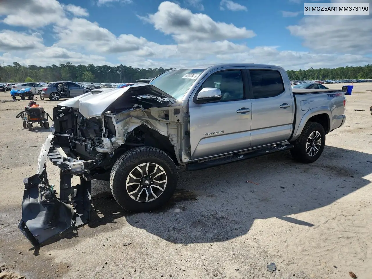 2021 Toyota Tacoma Double Cab VIN: 3TMCZ5AN1MM373190 Lot: 62075415