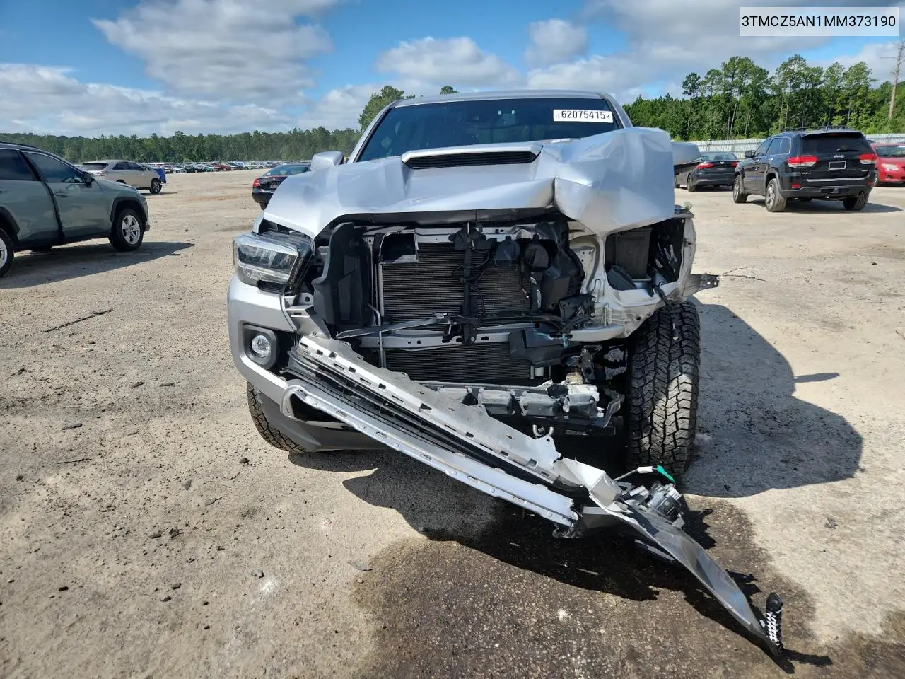 2021 Toyota Tacoma Double Cab VIN: 3TMCZ5AN1MM373190 Lot: 62075415