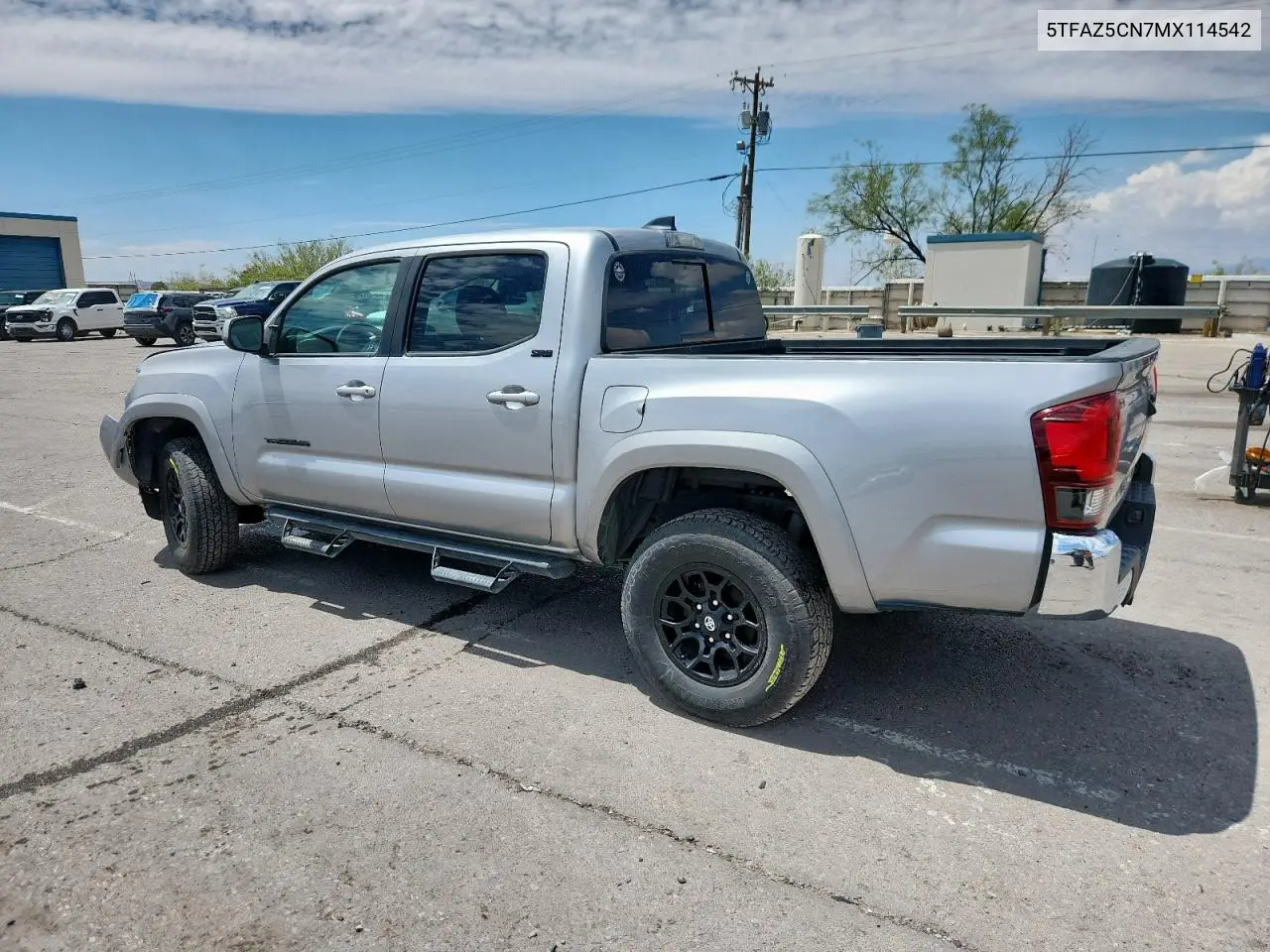 2021 Toyota Tacoma Double Cab VIN: 5TFAZ5CN7MX114542 Lot: 62760905