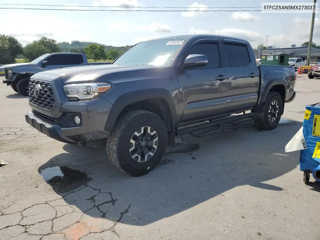 2021 Toyota Tacoma Double Cab VIN: 5TFCZ5AN5MX273037 Lot: 62940925