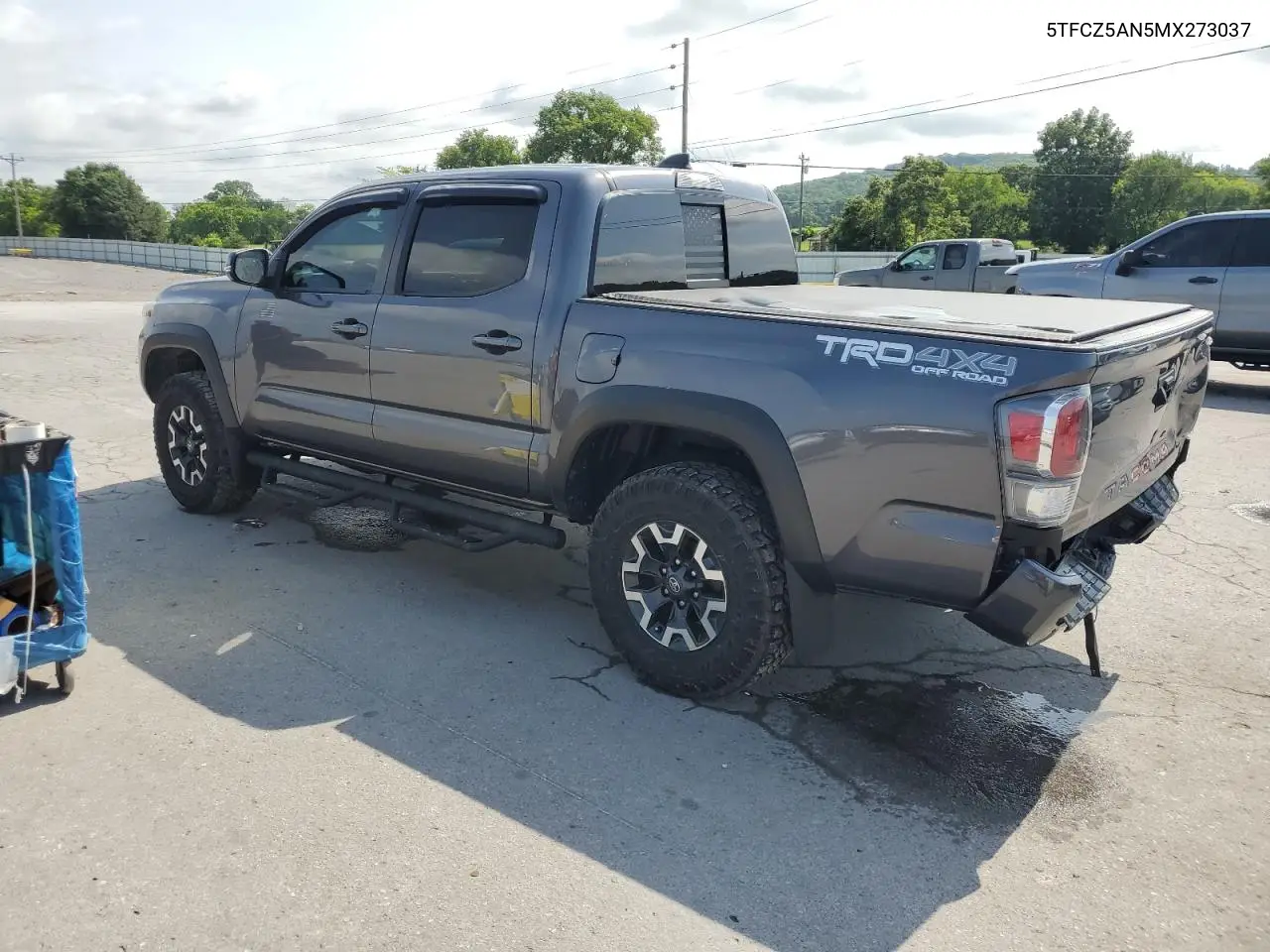 2021 Toyota Tacoma Double Cab VIN: 5TFCZ5AN5MX273037 Lot: 62940925