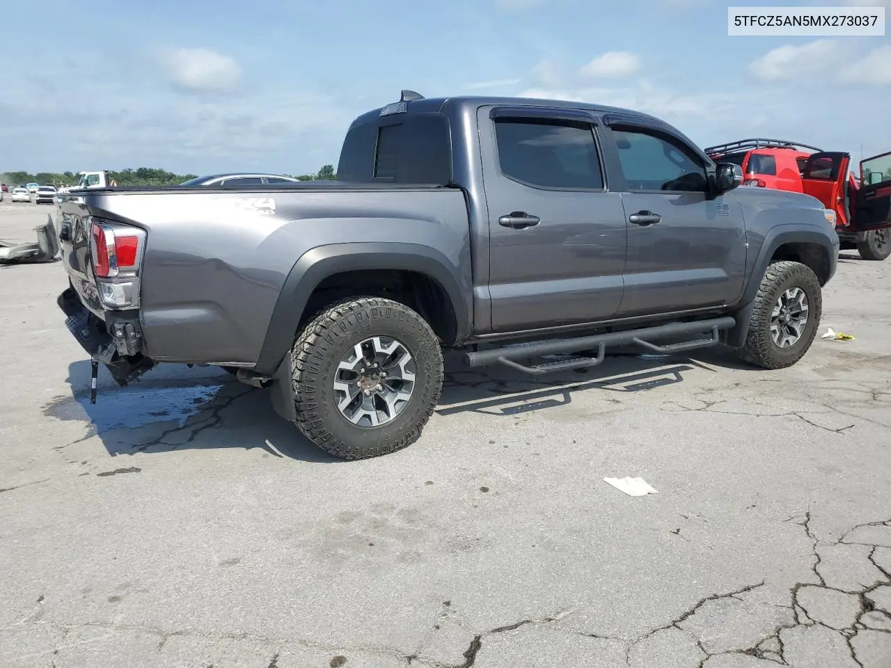 2021 Toyota Tacoma Double Cab VIN: 5TFCZ5AN5MX273037 Lot: 62940925