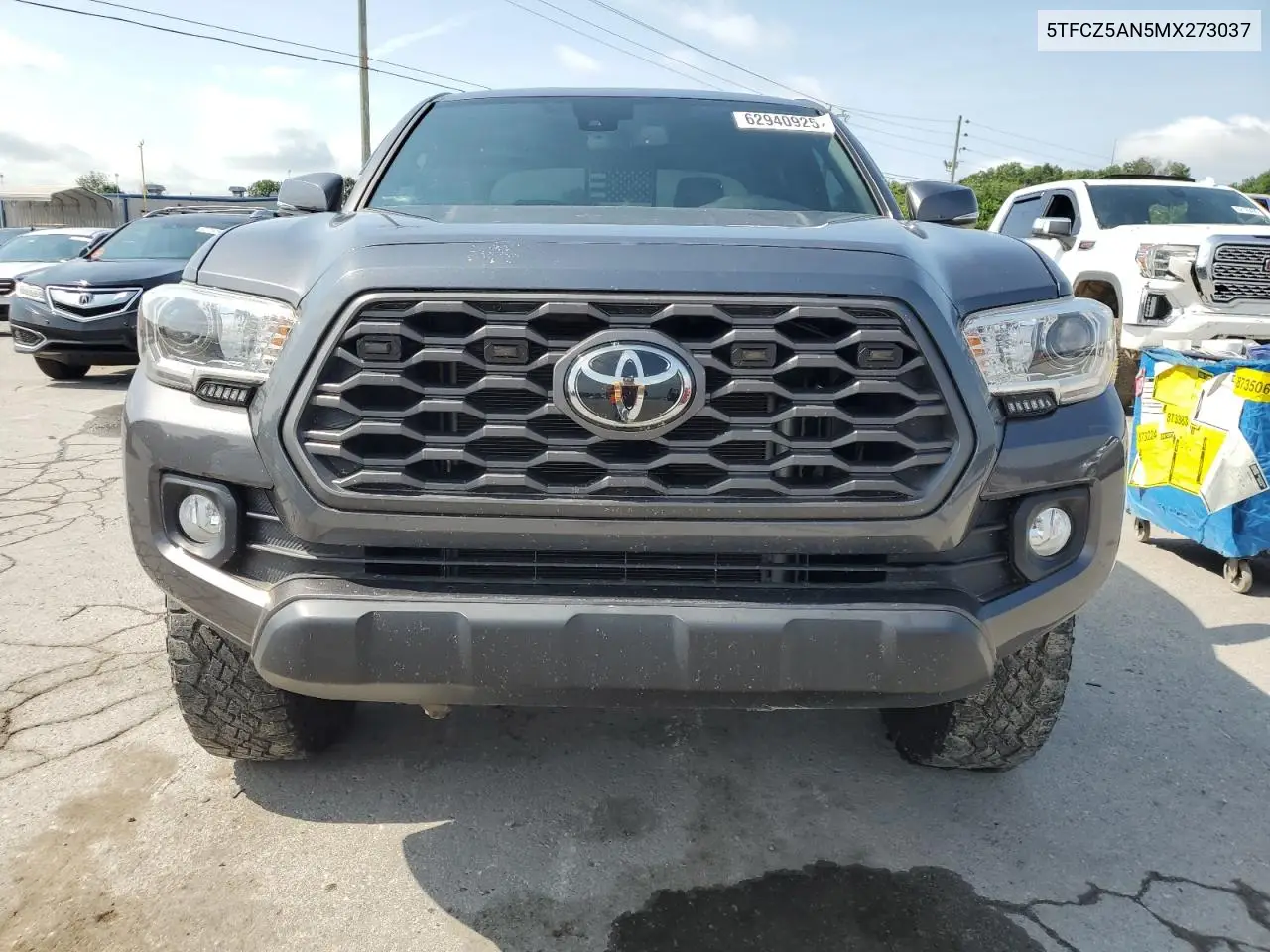 2021 Toyota Tacoma Double Cab VIN: 5TFCZ5AN5MX273037 Lot: 62940925