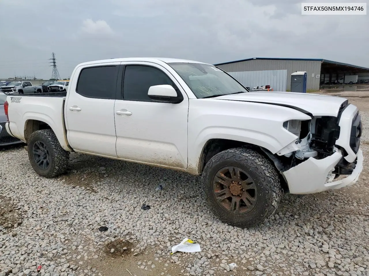 2021 Toyota Tacoma Double Cab VIN: 5TFAX5GN5MX194746 Lot: 63009725