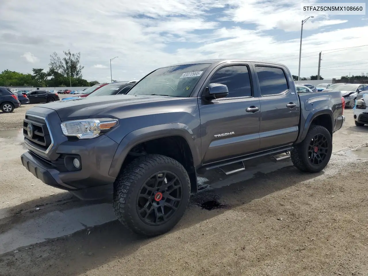 2021 Toyota Tacoma Double Cab VIN: 5TFAZ5CN5MX108660 Lot: 63070985