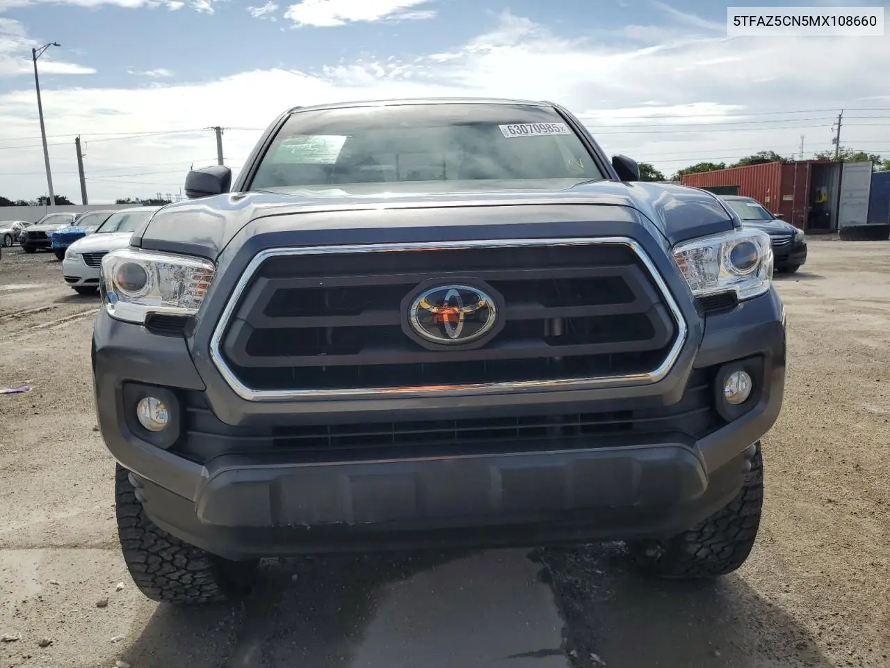 2021 Toyota Tacoma Double Cab VIN: 5TFAZ5CN5MX108660 Lot: 63070985