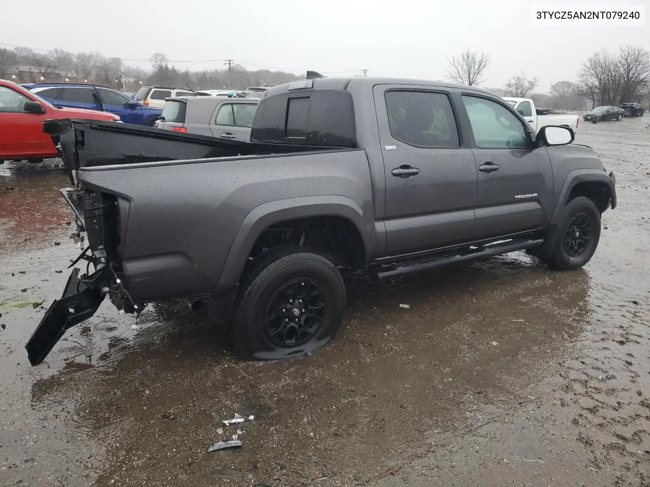 2022 Toyota Tacoma Double Cab VIN: 3TYCZ5AN2NT079240 Lot: 47602945