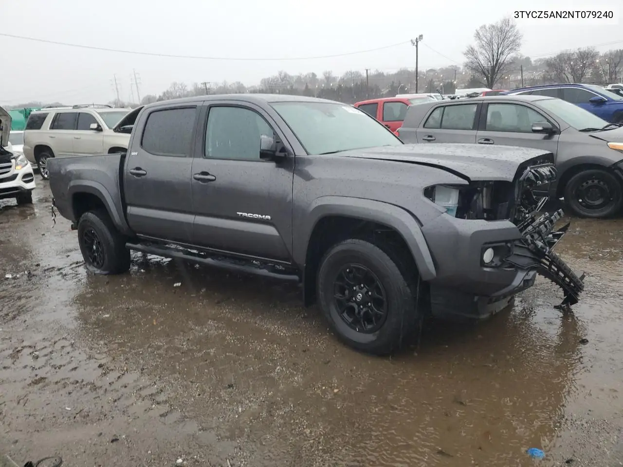 2022 Toyota Tacoma Double Cab VIN: 3TYCZ5AN2NT079240 Lot: 47602945
