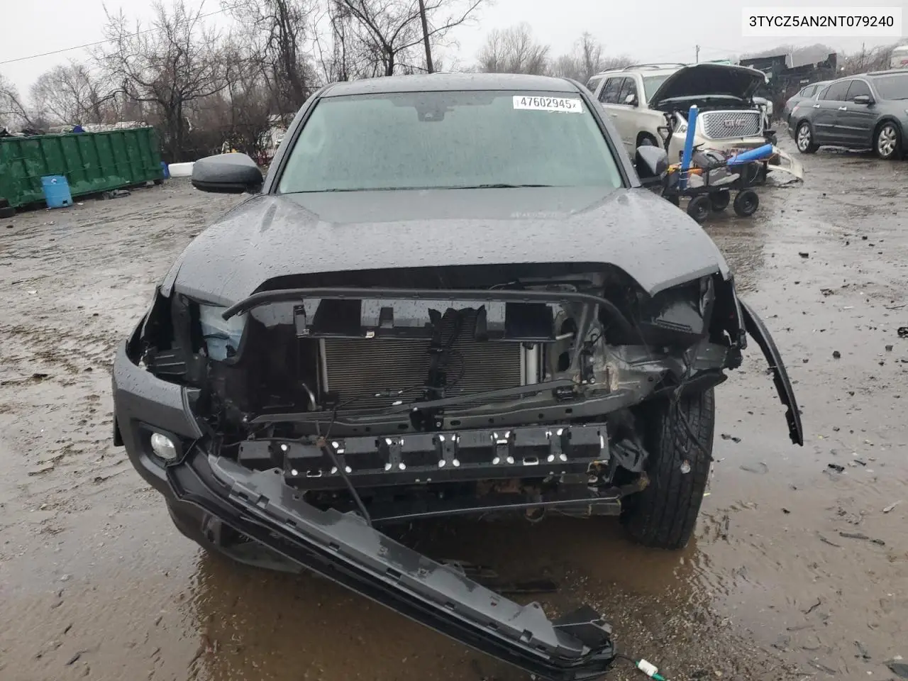 2022 Toyota Tacoma Double Cab VIN: 3TYCZ5AN2NT079240 Lot: 47602945