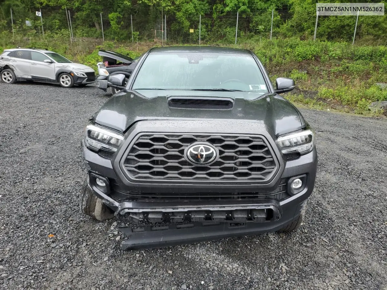 2022 Toyota Tacoma Double Cab VIN: 3TMCZ5AN1NM526362 Lot: 55256815