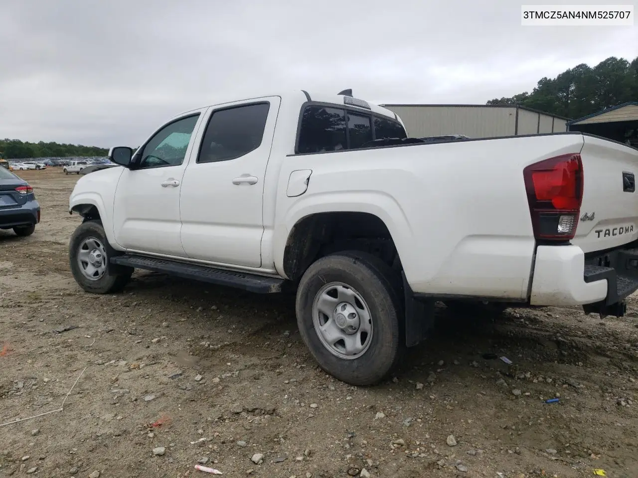 2022 Toyota Tacoma Double Cab VIN: 3TMCZ5AN4NM525707 Lot: 55742315