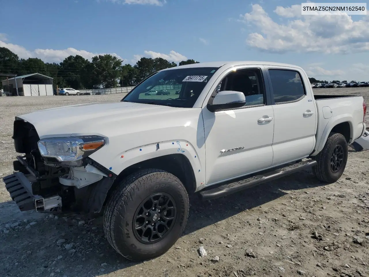 2022 Toyota Tacoma Double Cab VIN: 3TMAZ5CN2NM162540 Lot: 56411715