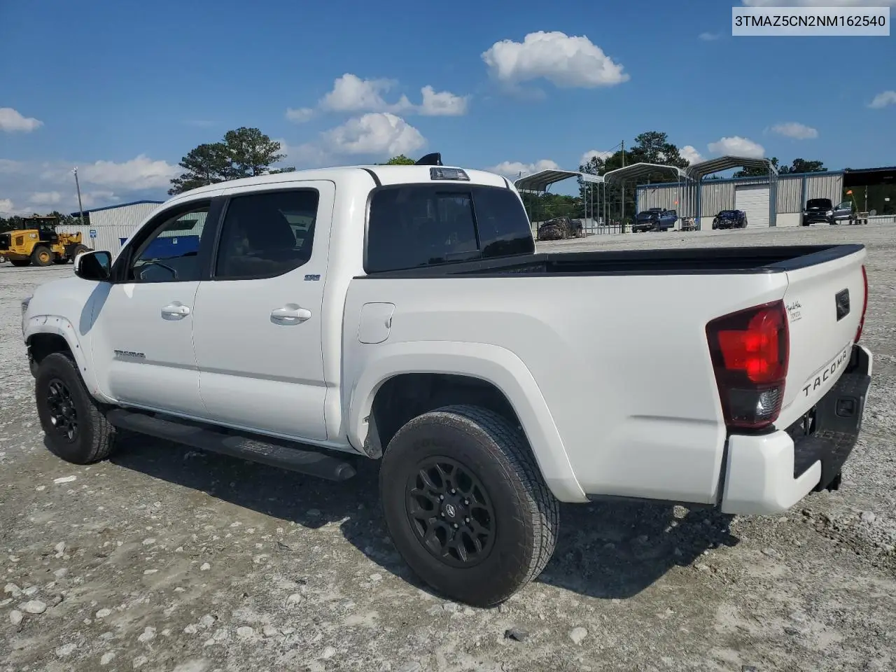 2022 Toyota Tacoma Double Cab VIN: 3TMAZ5CN2NM162540 Lot: 56411715
