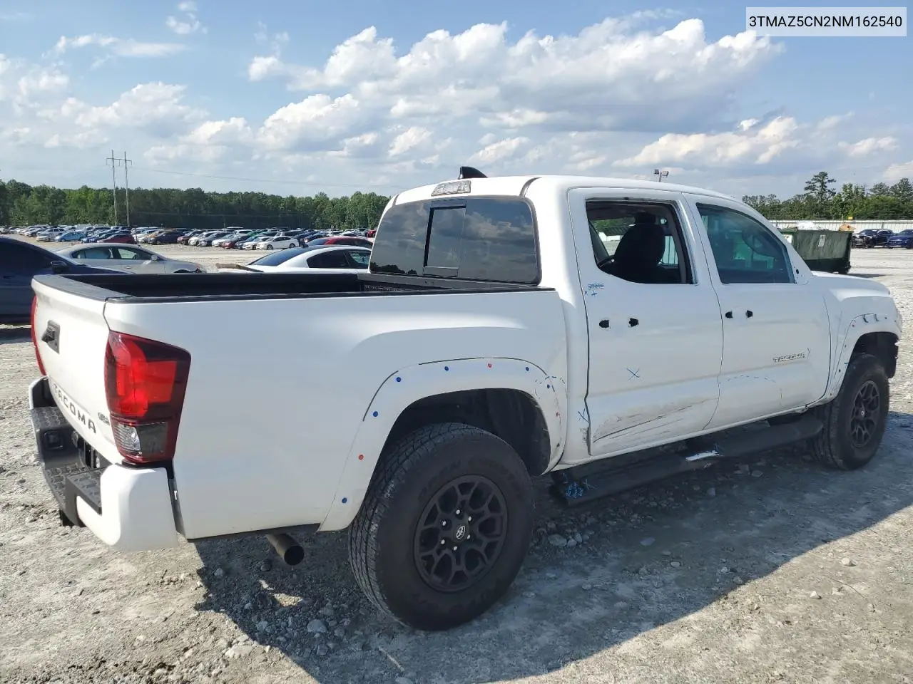 2022 Toyota Tacoma Double Cab VIN: 3TMAZ5CN2NM162540 Lot: 56411715