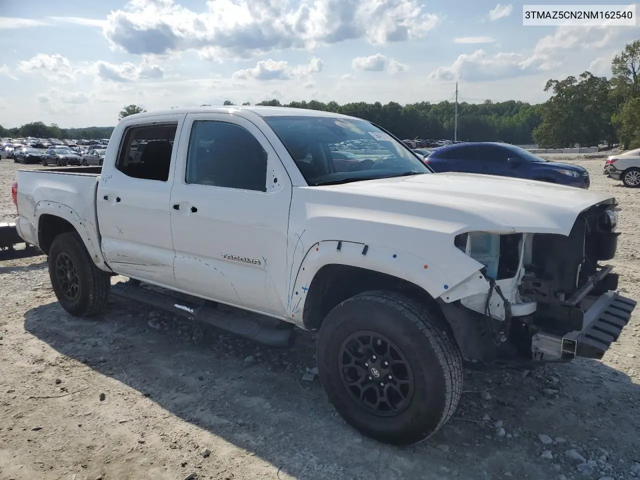 2022 Toyota Tacoma Double Cab VIN: 3TMAZ5CN2NM162540 Lot: 56411715