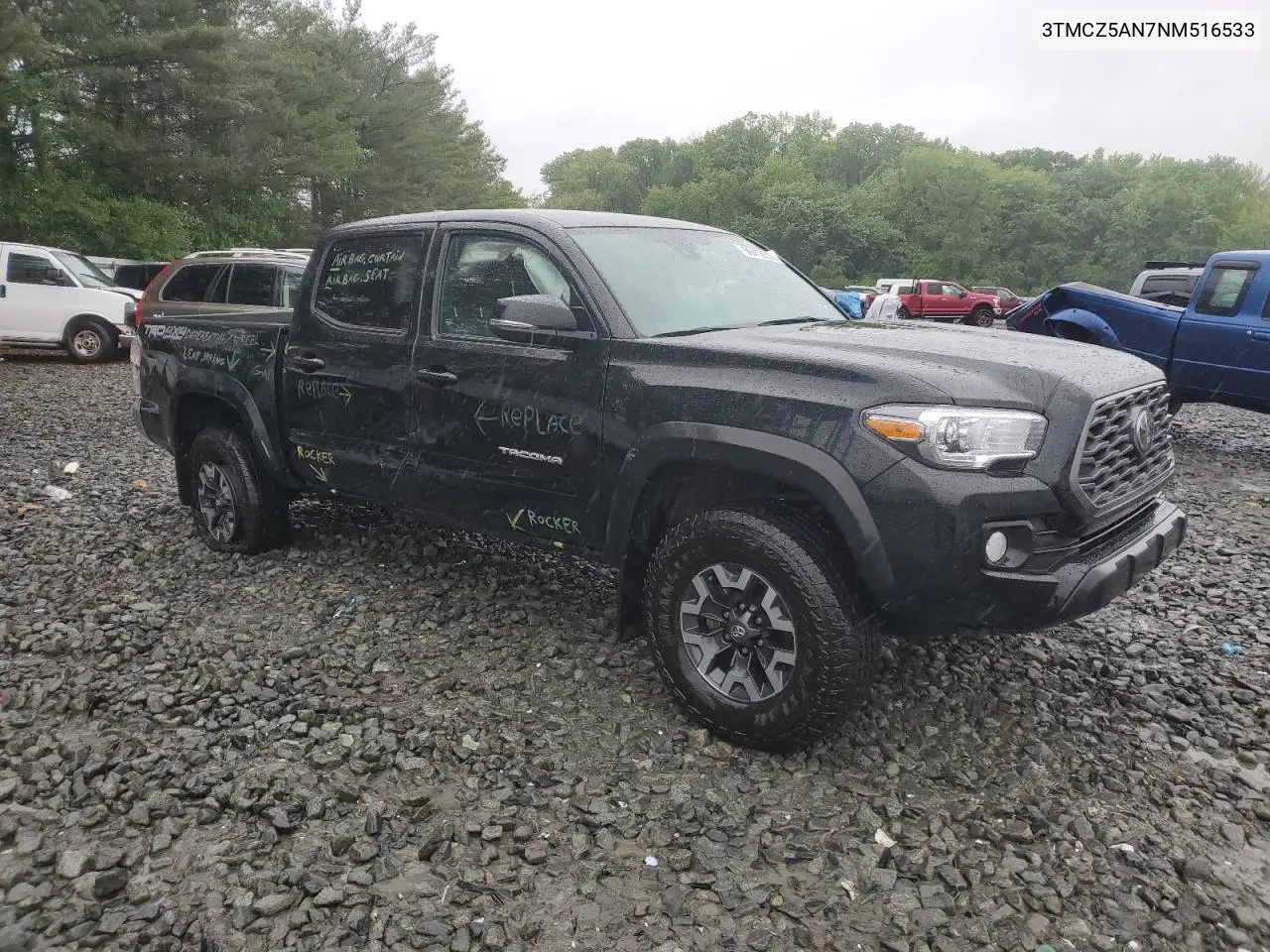 2022 Toyota Tacoma Double Cab VIN: 3TMCZ5AN7NM516533 Lot: 56412665