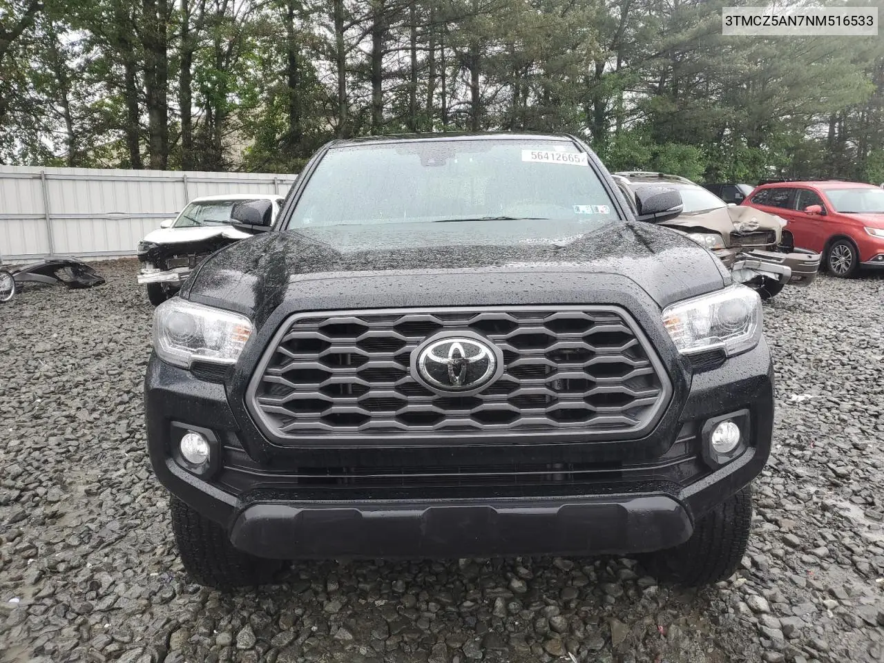 2022 Toyota Tacoma Double Cab VIN: 3TMCZ5AN7NM516533 Lot: 56412665