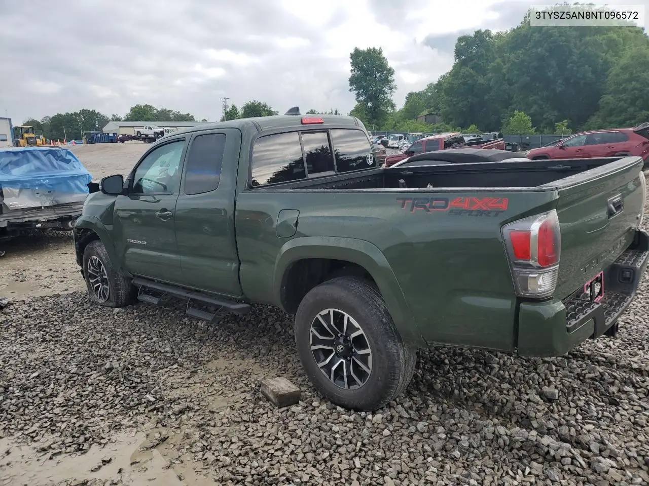 2022 Toyota Tacoma Access Cab VIN: 3TYSZ5AN8NT096572 Lot: 56731845