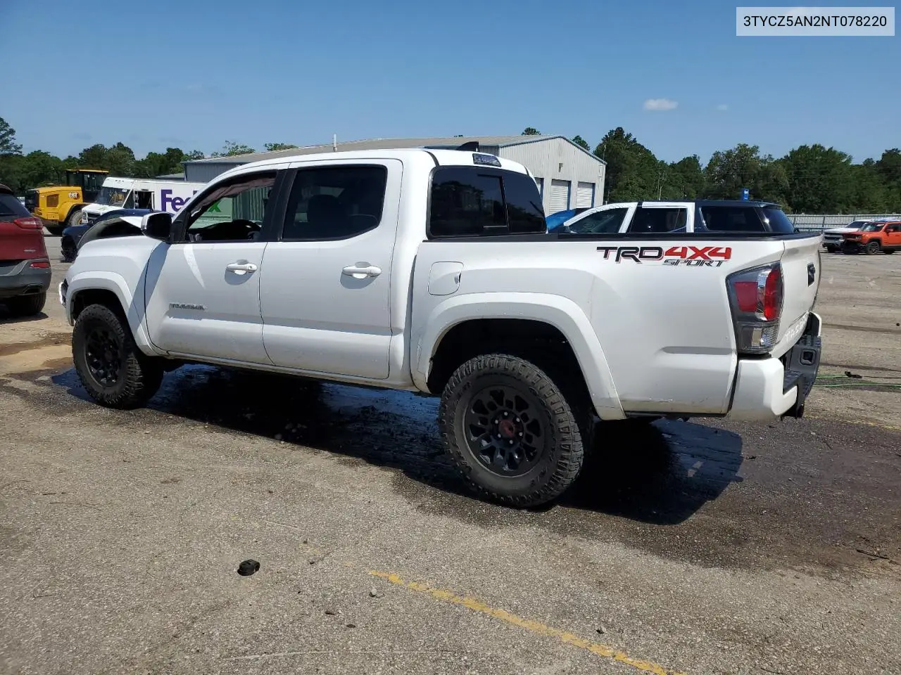 2022 Toyota Tacoma Double Cab VIN: 3TYCZ5AN2NT078220 Lot: 56883625
